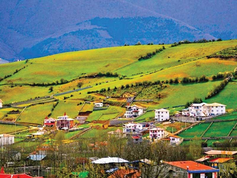 نمایی زیبا از منطقه کلاردشت