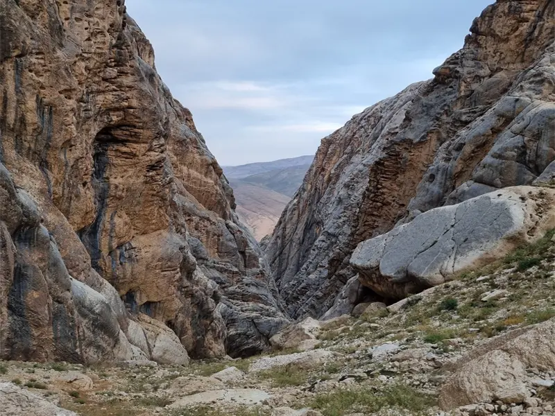 گزارش صعود به زردکوه بختیاری کلونچی 5 صعود به کلونچی از کول خدنگ